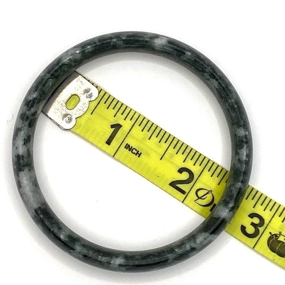 Bangle Natural Stone Nephrite 7” Bracelet - Picture 8 of 9